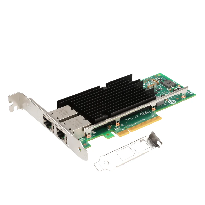 DIEWU 10G сетевая карта Ethernet lan PCI Express сетевой адаптор RJ45 порт для IntelX540 TXA036|Сетевые