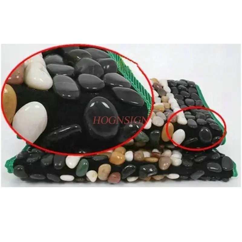 

Foot Massage Tool Care Tools Natural Yuhua Stone Cobblestone Cushion Massager Pedicure Blanket Carpet Road Pressure Plate