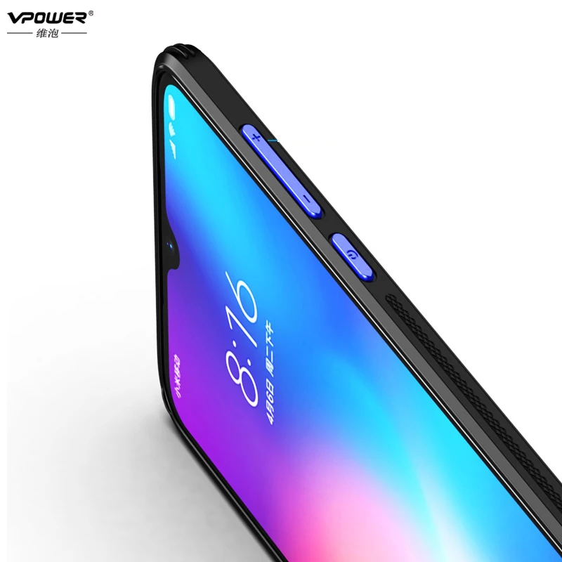 Vpower Mi9 Glass Patterned Case for Xiaomi SE Protector Back Cover Silicone Soft Edge Coque mi 9 M9 Cases | Мобильные телефоны и