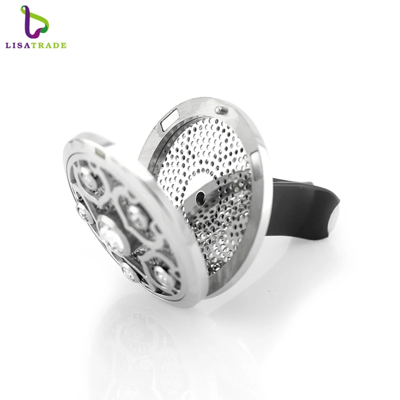 5 шт. 38 мм Магнитная автомобиль ароматерапия плавающей медальон 316L из нержавеющей