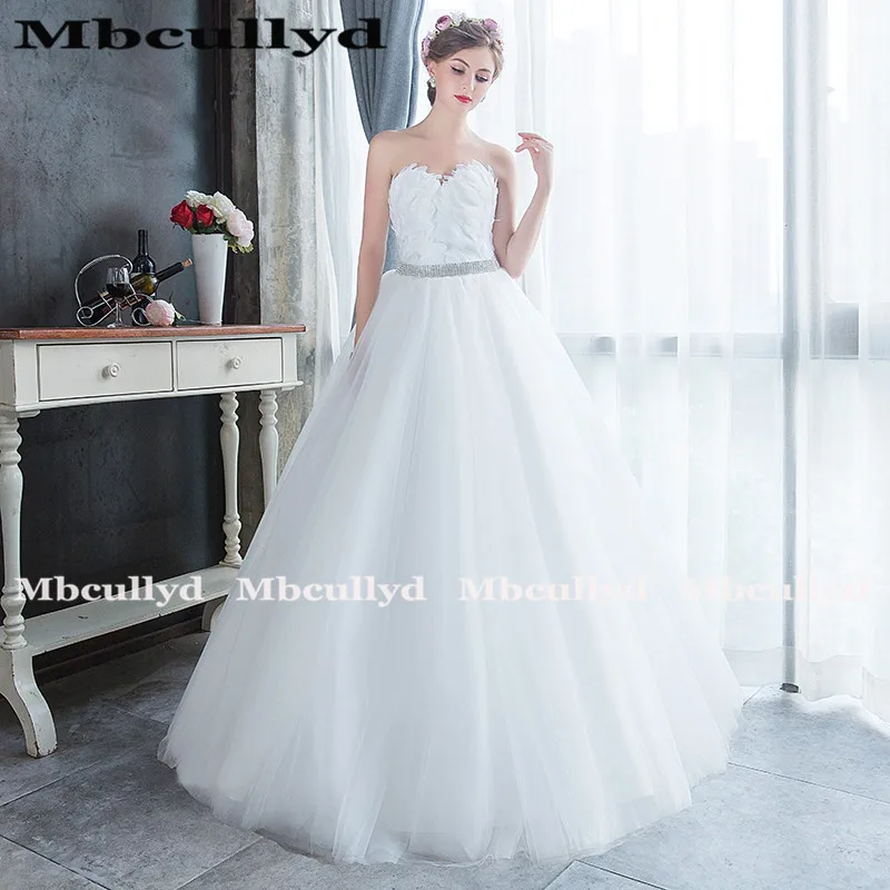 Mbcullyd дизайнерские трапециевидные Свадебные платья 2020 Турция Vestidos de Noiva с