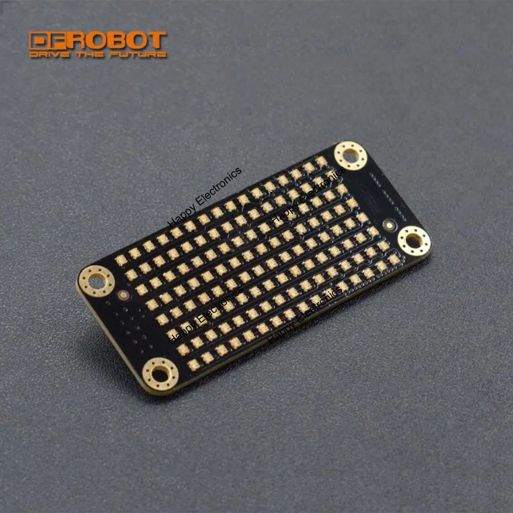 Светодиодный экран матрица DFRobot Gravity I2C 8x16 RGB IIC/I2C 7 цветов цифры символы прокрутка