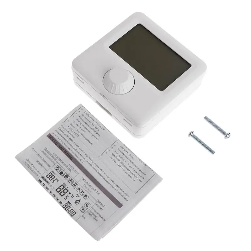 

LCD Display Wall-hung Gas Boiler Thermostat Weekly Programmable Room Heating Digital Temperature Controller Thermostat