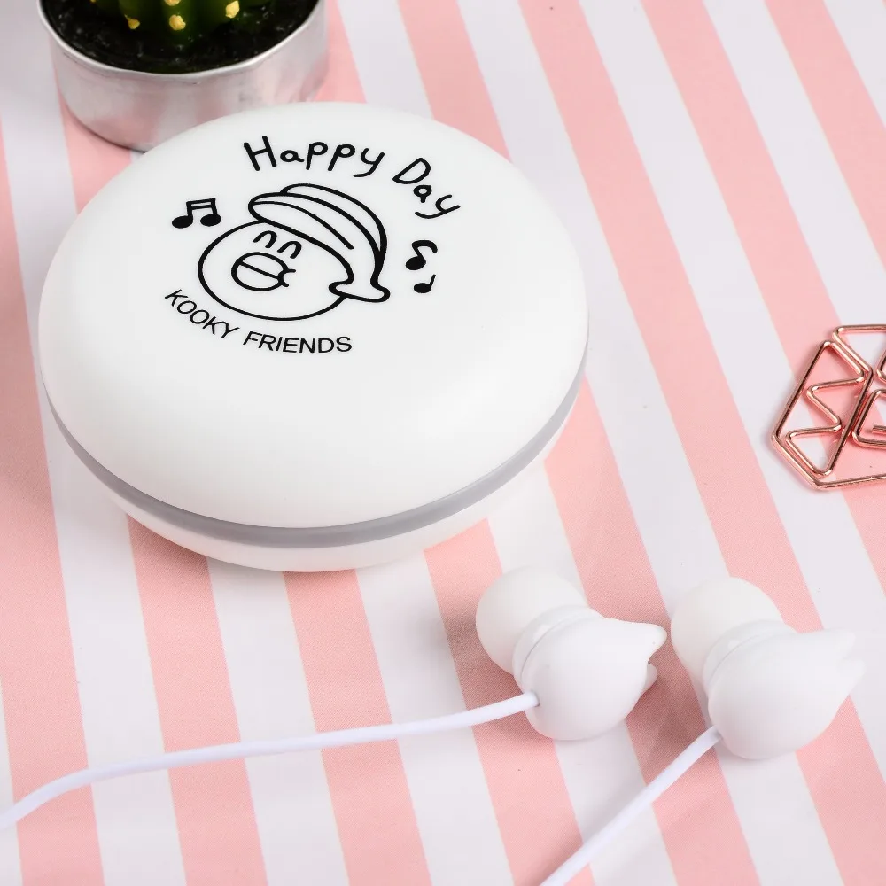 Новое поступление чехол Macaron милый дизайн наушники Заушник kooky friends содержит