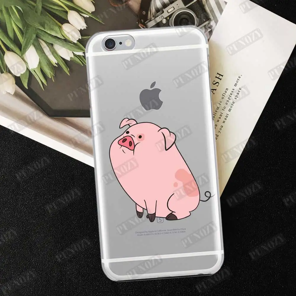 TPU A289 Милый чехол для телефона с рисунком из мультфильма Гравити Фолз Waddles the Pig Для iphone 11 pro X XR XS MAX 6 6S 8 7 Plus 5 5S SE 4 4S силиконовый чехол из ТПУ - Цвет: TPU A289