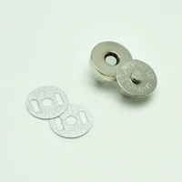 18mm Silver Магнитные застежки-кнопки застежки, пуговицы Сумки из натуральной кожи кошелек крафт-мешки Запчасти аксесуары 14 мм 18 мм - Цвет: 18mm Silver
