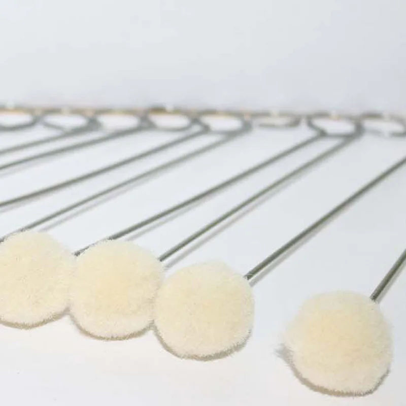 20 шт. кисточки для окрашивания кожи с металлической ручкой | Дом и сад