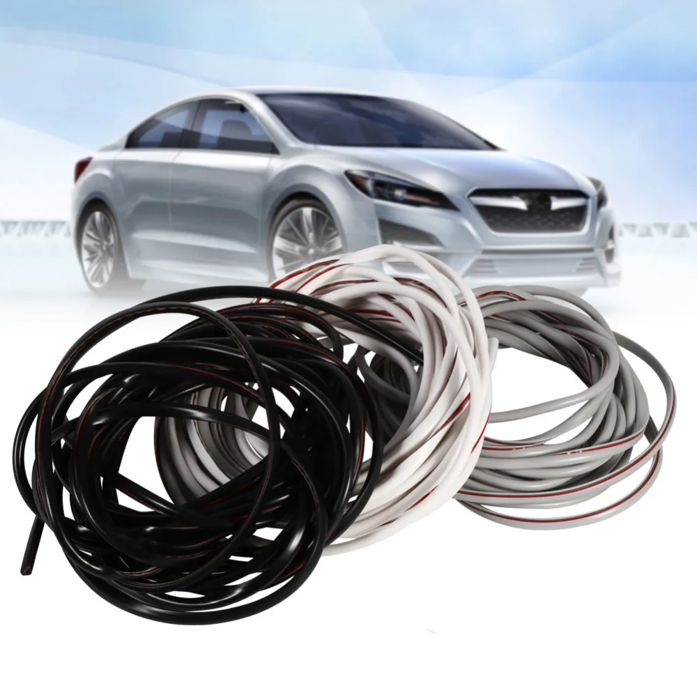 Автомобильный стиль 5 м Автомобильная дверь формовочная Резиновая полоса