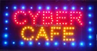 CHENXI горячая Распродажа графика 15.5X27.5 дюймов в помещении ультра яркий бег Интернет-кафе магазин открытый неоновый знак светодиода