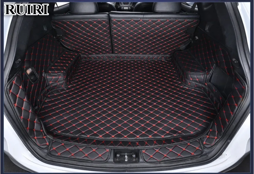 Лучшее качество! Полный набор автомобильных ковриков для багажника Hyundai Tucson ix 2015