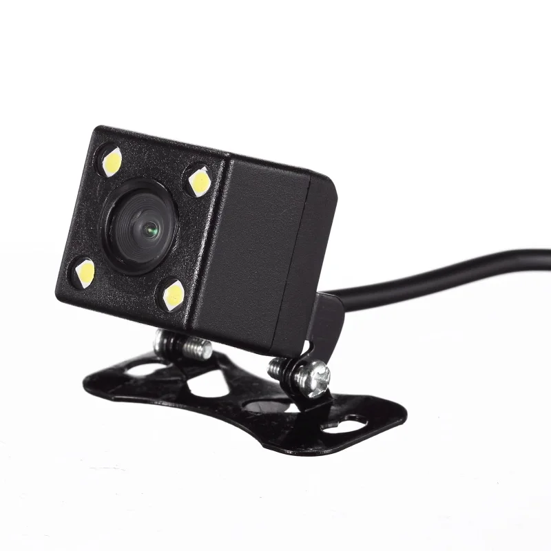 Парктроник Автомобильная камера заднего вида водостойкая HD CCD 4 светодио дный LED