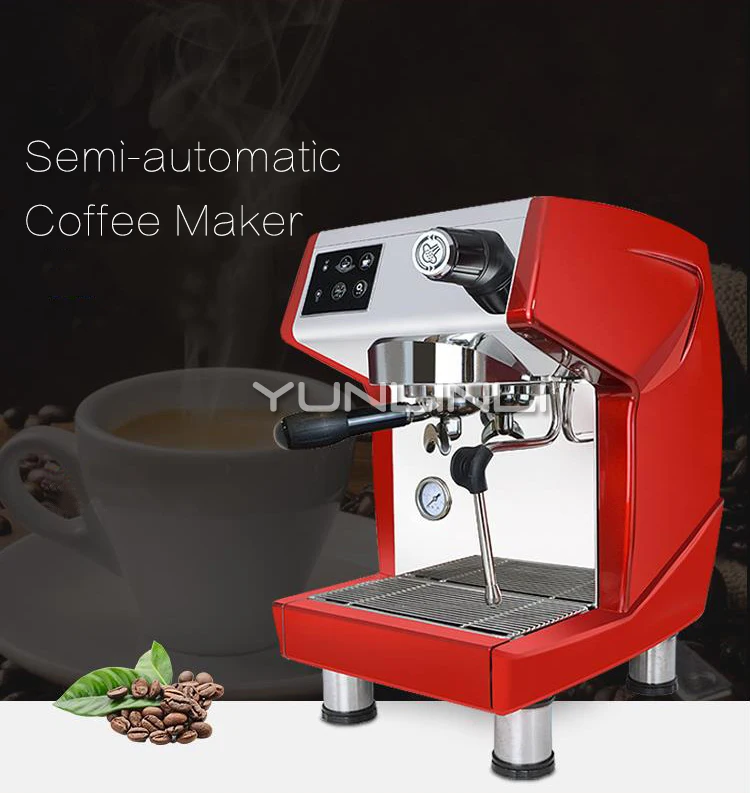 Espresso Machine Household Commercial Semi-automatic Pump Steam Concentration Coffee Maker Italian Cafetera 320 | Бытовая техника