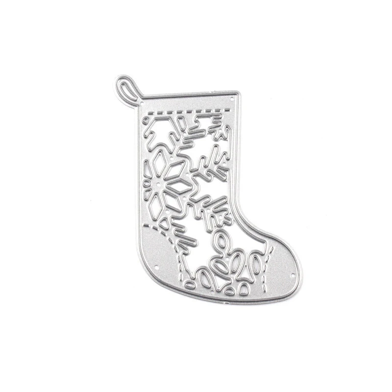 SP Рождественские носки резки металла умирает для Скрапбукинг практике руки на DIY