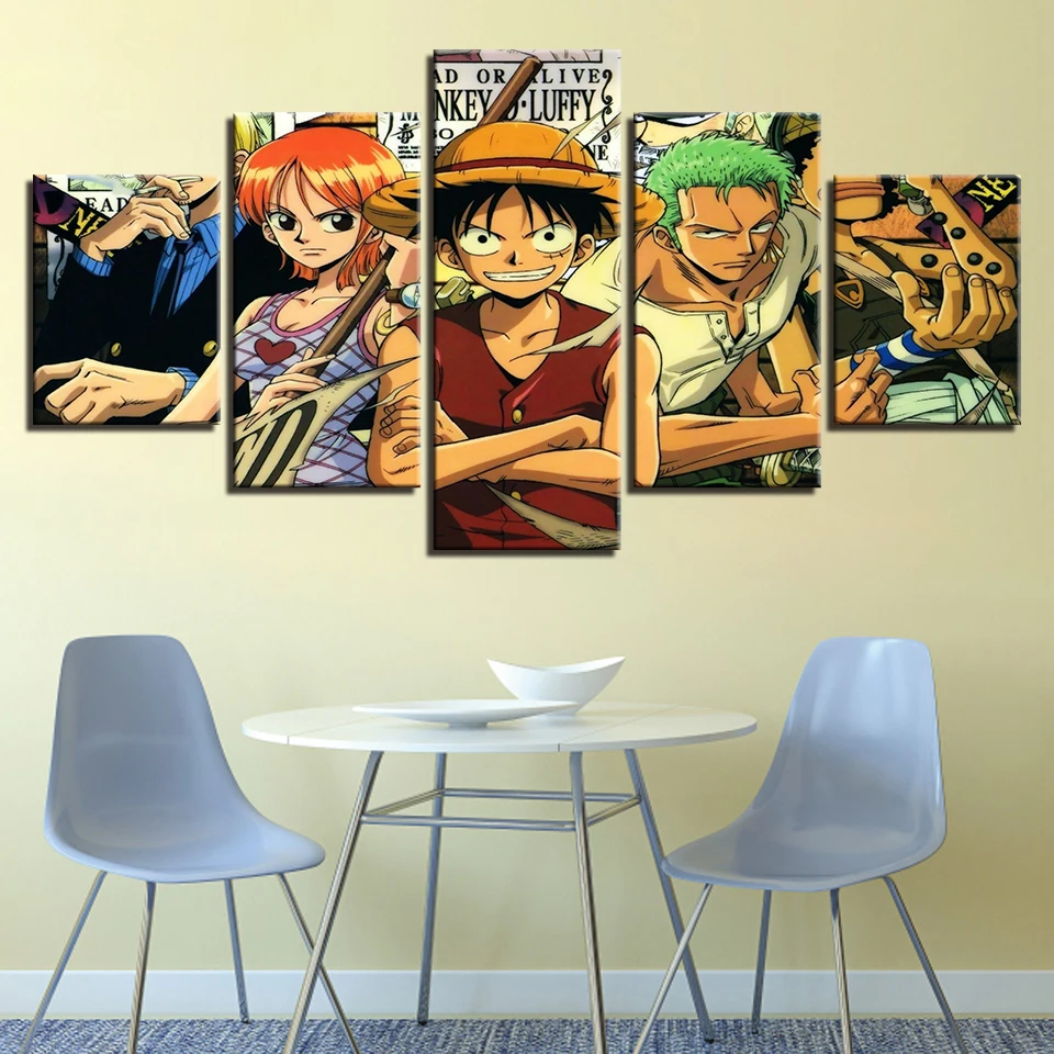 Модульный постер для домашнего декора 5 панелей морской вор Ван|wall canvas|modern
