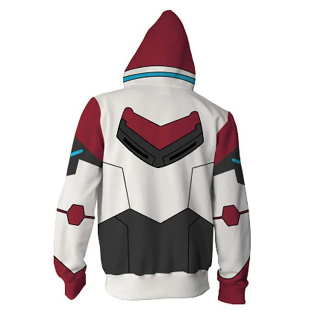 Voltron: легендарная Толстовка Defender Lance толстовка с капюшоном на молнии 3D принтом