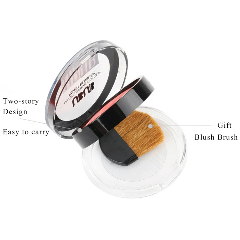 UBUB 8 расцветок Запеченные Румяна Make up Blush Rose бронзатор минерализирует покраснение