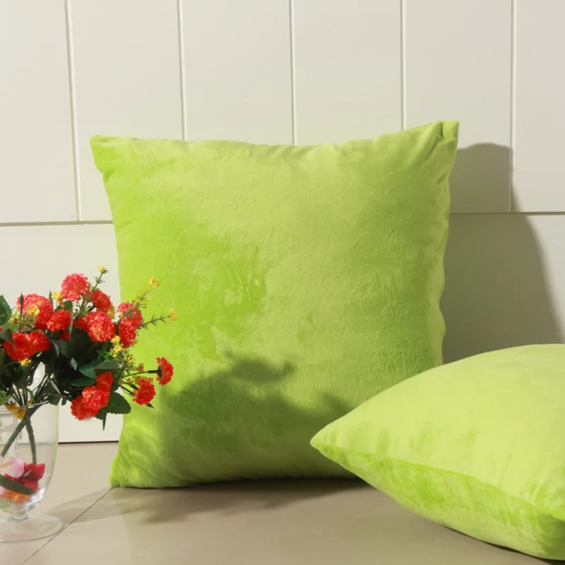 1 шт. яркие одноцветные Декоративные наволочки для дивана домашний декор