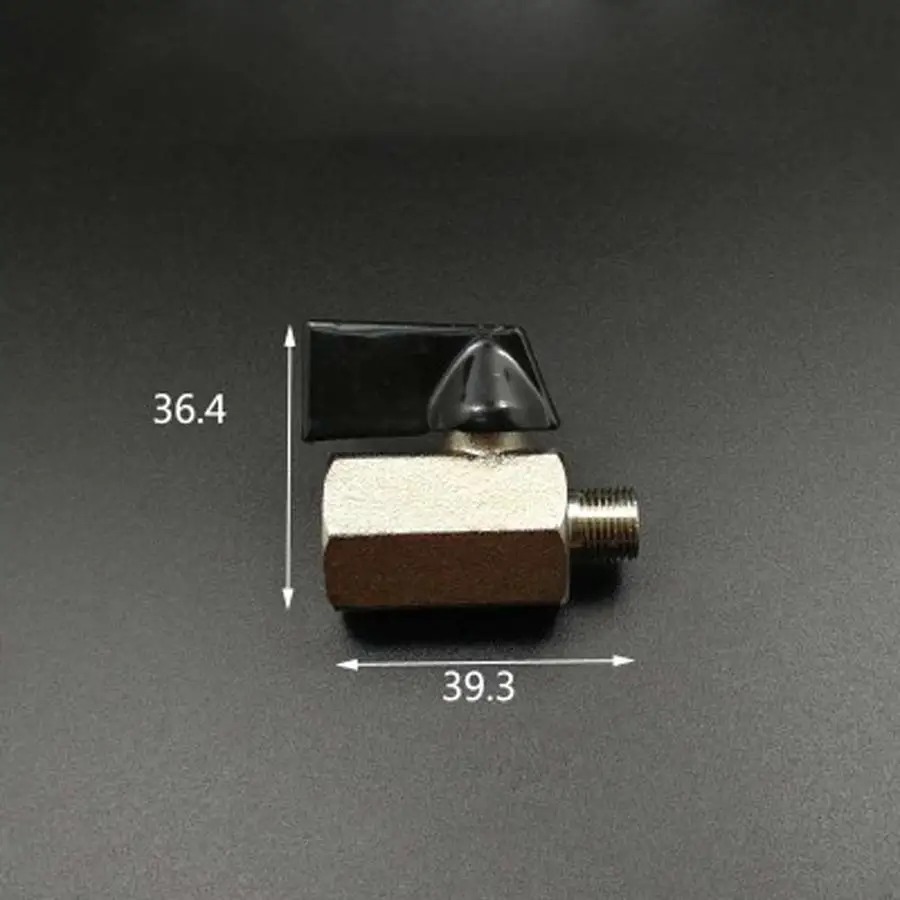 Латунный шаровой кран с никелированным покрытием BSP типа Мама папа 1/8 дюйма