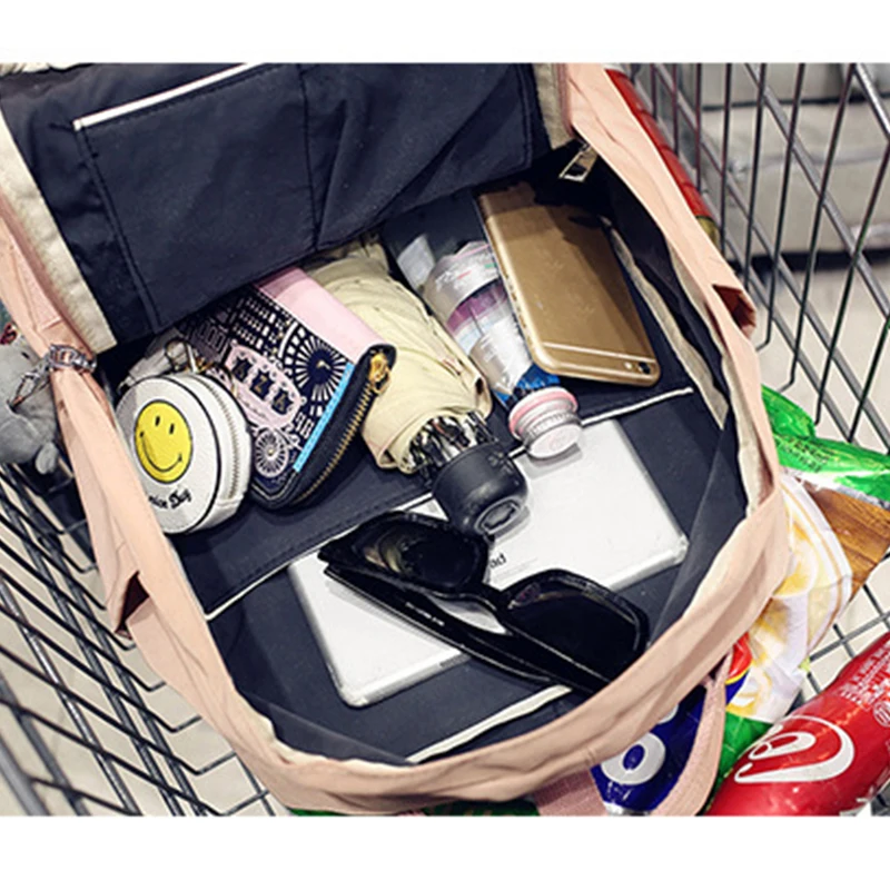 Рюкзак женский Колледж стиль однотонный водонепроницаемый из нейлона, милые школьные сумки для подростков девочек, высокое качество, путешествия, Мочила 2020 года.