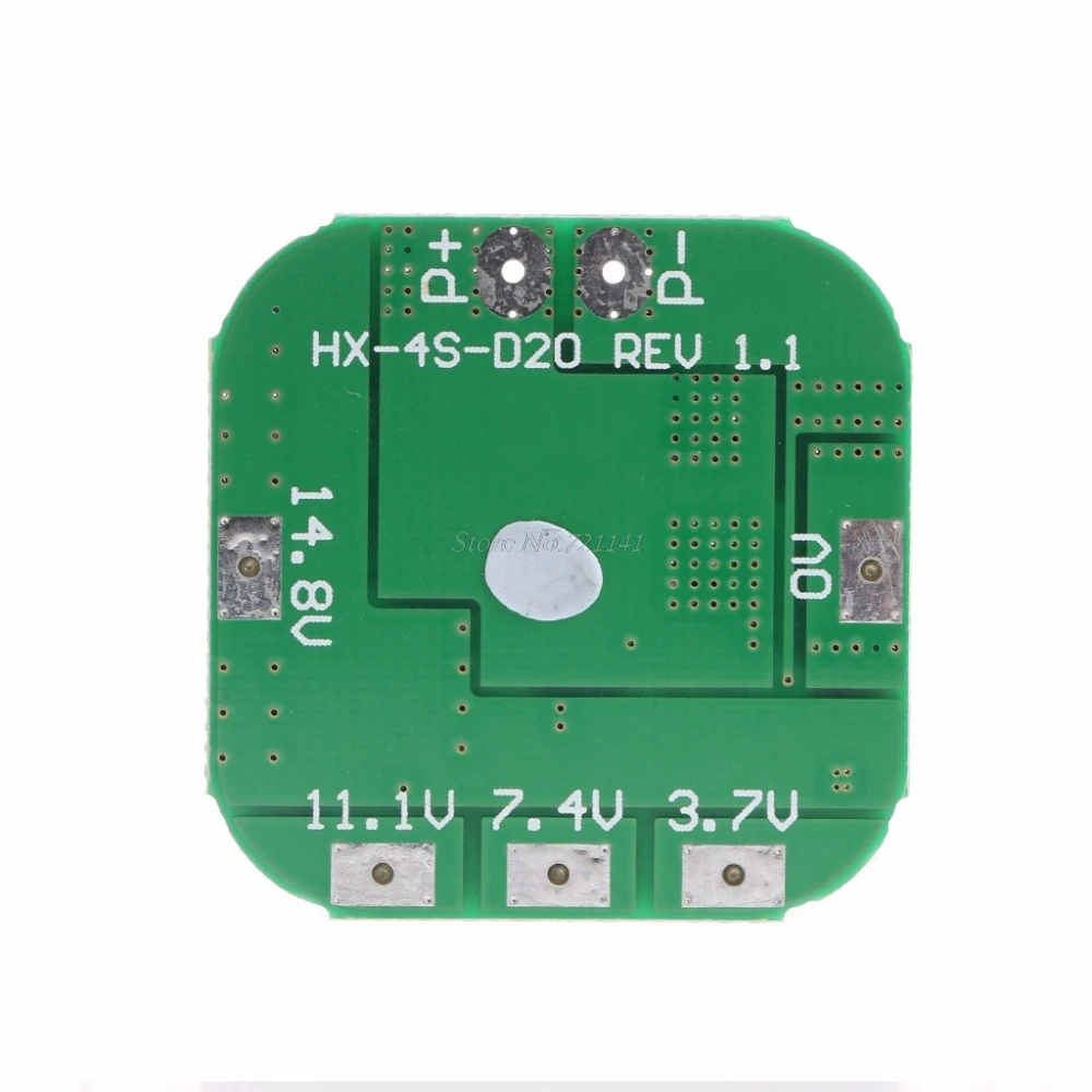 4S 20A 14 8 V 16 литий ионная батарея 18650 BMS PCM Защитная печатная плата Прямая