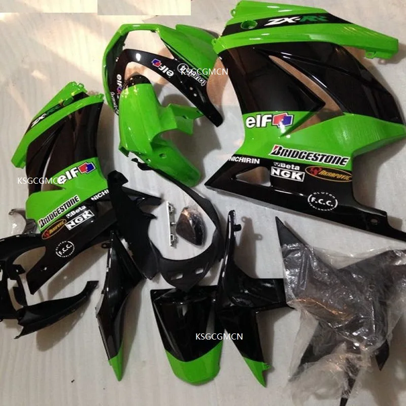 

Комплект форм для литья под давлением для KAWASAKI Ninja ZX250R 08 09 10 11 12 13 14 ZX 250R EX250 2008 2014, комплект черно-зеленых обтекателей