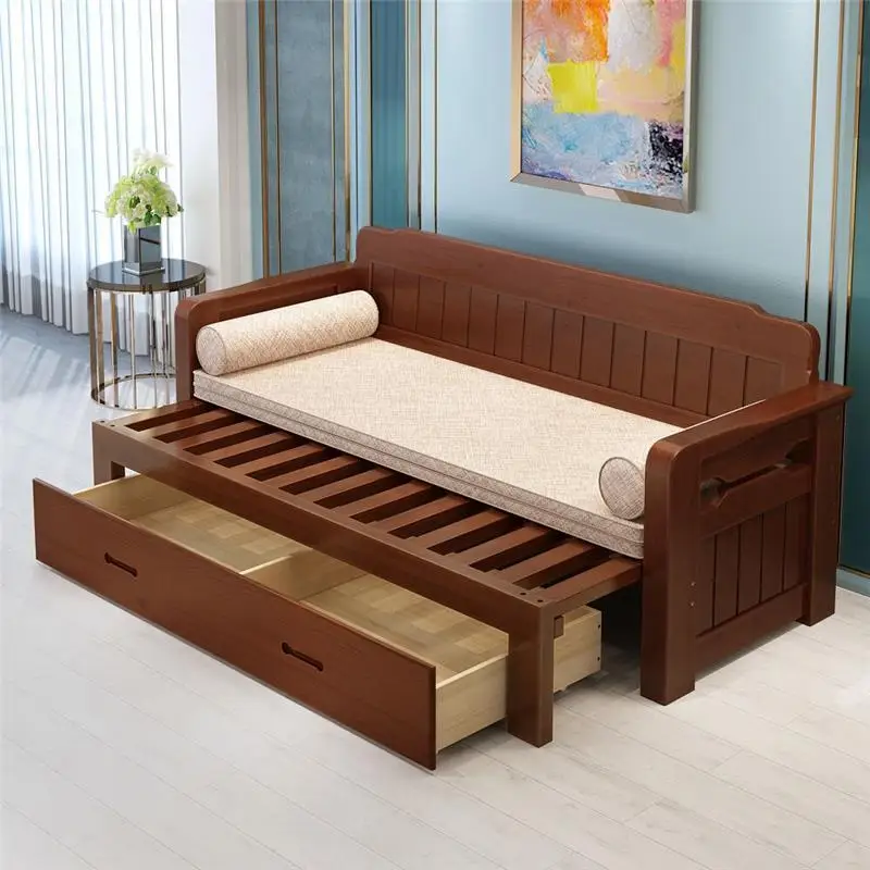 Wypoczynkowy современный складной диван Sillon Cama деревянный набор мебель для гостиной