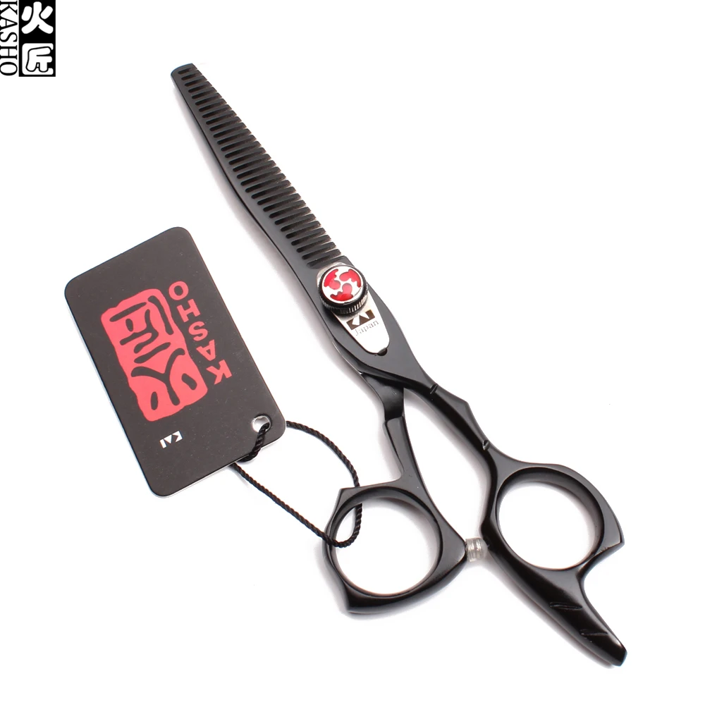 50 шт. H9017 6 0 &quotоптовая продажа Kasho 440C Парикмахерская ножницы филировочные Professional