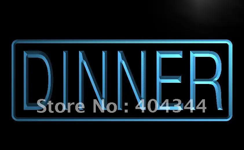 

LB422- Dinner Cafe Restaurant Display LED Neon Light Sign home decor crafts