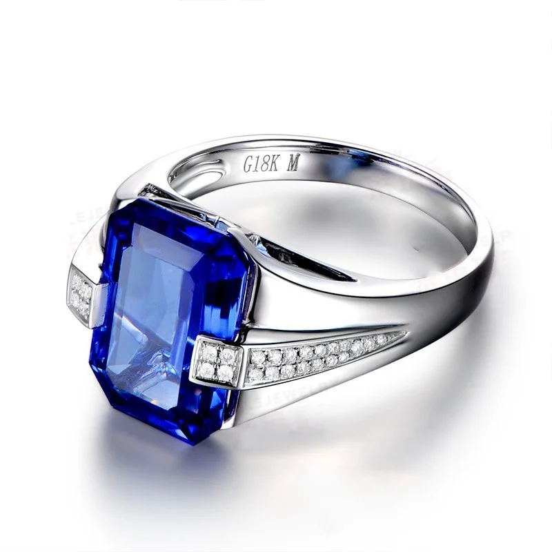 4 color Fashion trend women's Zircon Copper jewelry Engagement &amp Wedding birthday gift Ring Size 8-15 #013 | Украшения и