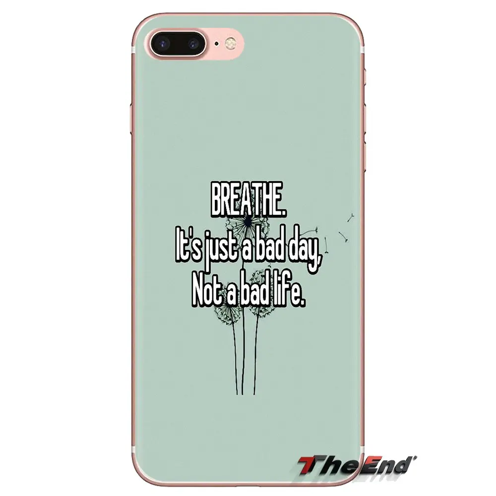 Soft TPU Case For Samsung Galaxy S3 S4 S5 Mini S6 S7 Edge S8 S9 S10 Plus Note 3 4 5 8 9 It's just a bad day not life Print |