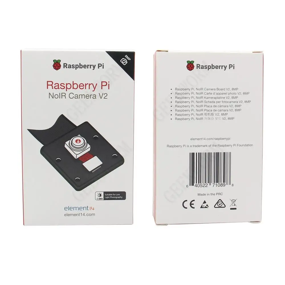 Raspberry Pi Official Original Night Vision 8MP NoIR Camera Board V2 with IMX219 Sensor | Компьютеры и офис