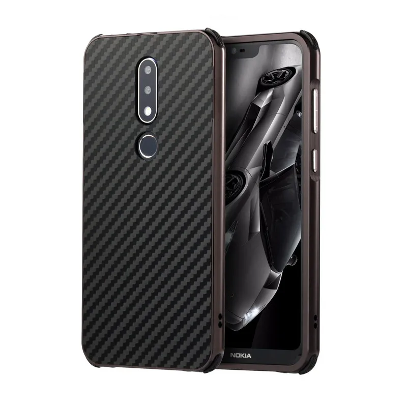 Алюминий чехол для Nokia X6 2018 мобильный крышка бампера металла рамка +