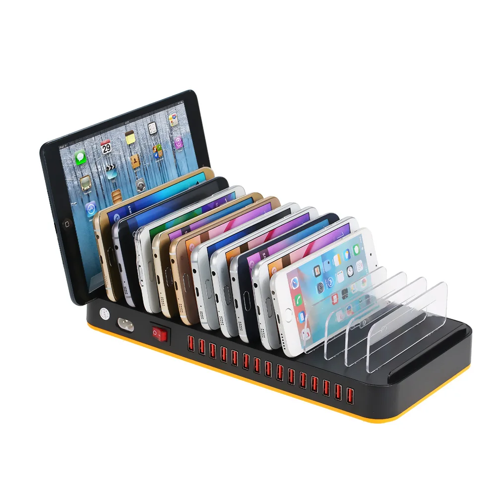 Регулируемая док станция для зарядки 80 Вт 15 портов|usb hub|usb hub usbhub usb |