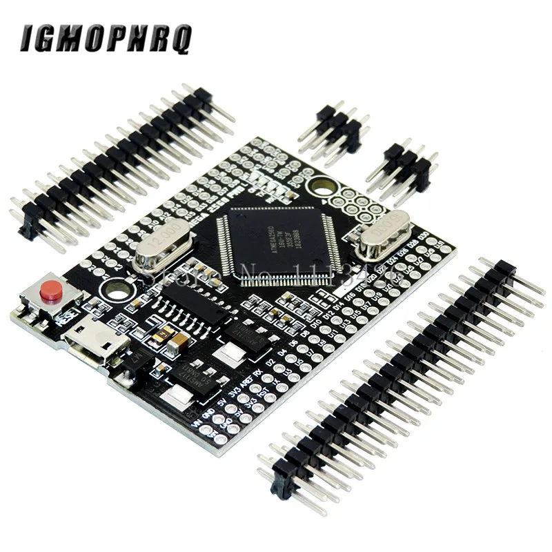 Mega 2560 PRO (Embed) CH340G/ATmega2560 16AU с штырьками. Совместим 2560|Интегральные схемы| |