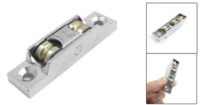 0.5 &quotDual металлические ролики раздвижные двери створки окна шкив 2 предмета|window sash