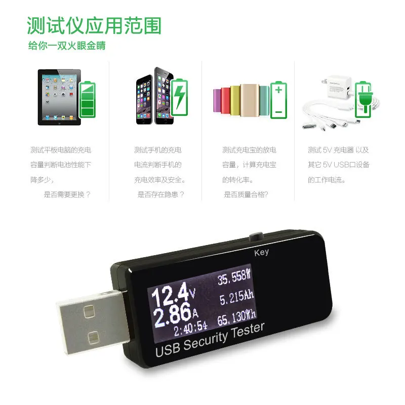 

Фонарь-USB детектор тока и напряжения, переносной тестер емкости аккумулятора, испытательная Таблица