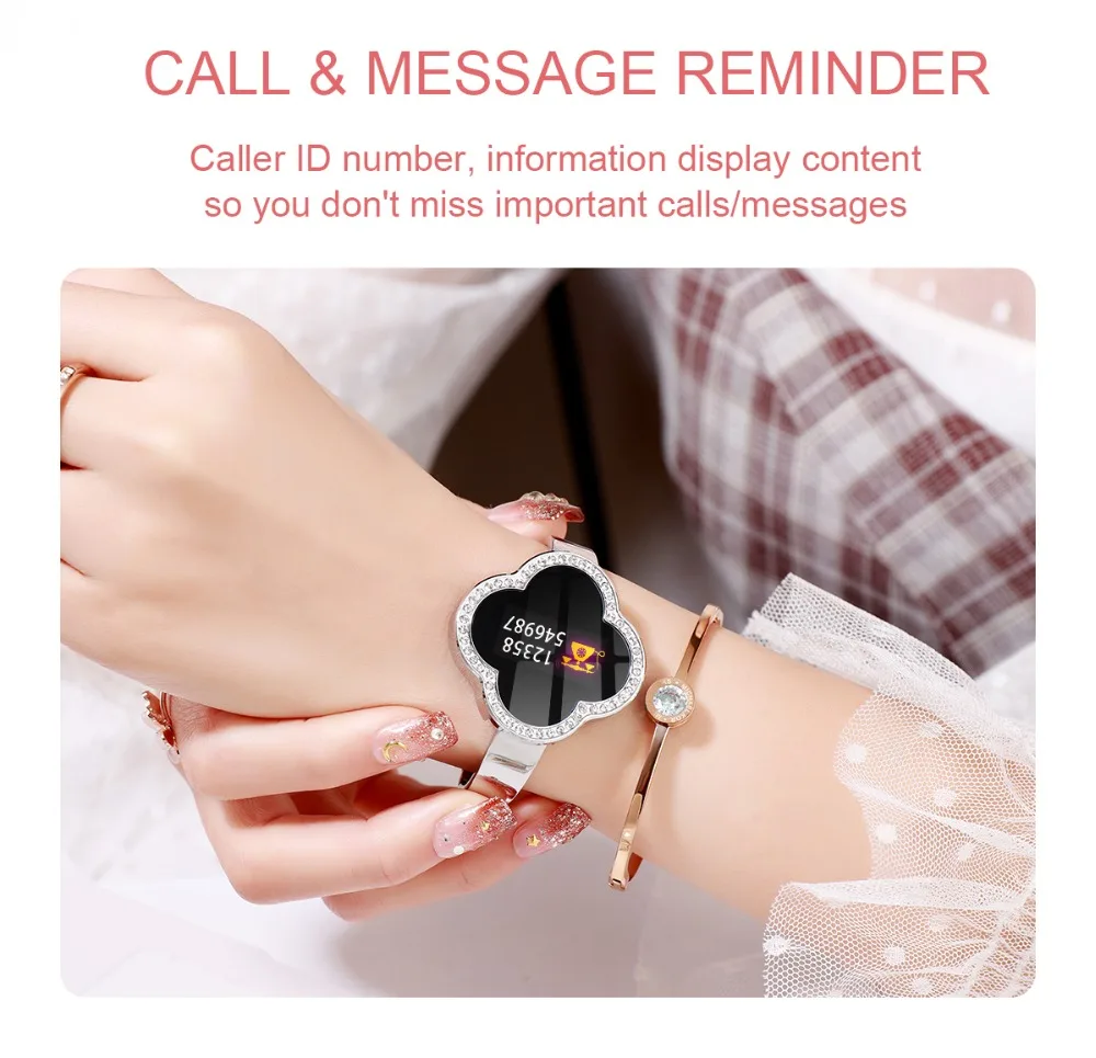 Женские умные часы S6, умный Браслет, Reloj, кровяное давление, пульсометр, фитнес-трекер, спортивный браслет для Android, iOS, леди