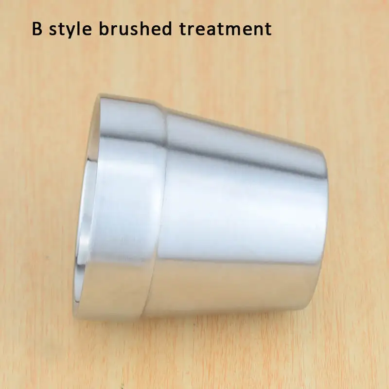 B style brushed Sanqia 180 мл 10 шт./партия двойная настенная пивная кружка из нержавеющей стали пивная кружка с защитой от ударов и горячей безопасной кофейной кружкой - Цвет: B style brushed