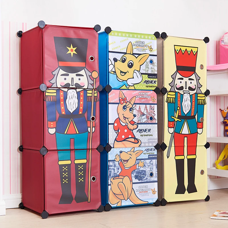 Шкаф гардероб с 3 ящиками большие простые шкафы армированные ткани из Оксфорд