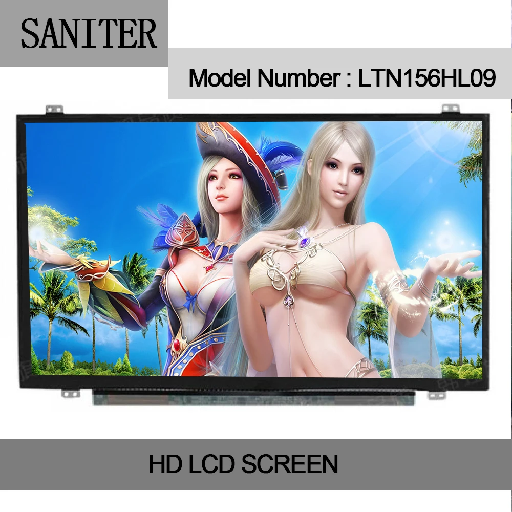 ЖК экран для ноутбука SANITER Shinelon ti DC T50 X55 Ti A40L V5 Pro A41L NV156FHM N42 LTN156HL09 LP156WF6 SPK1|laptop lcd