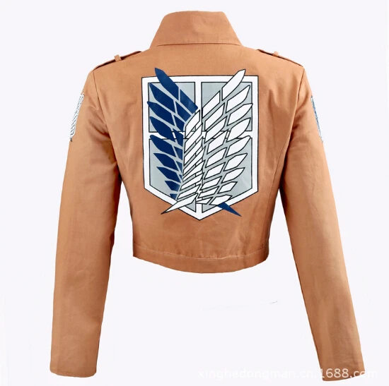 Атака на Титанов Скаут Легион Recon Corps Mikasa Ackerman куртка пальто костюм для косплей