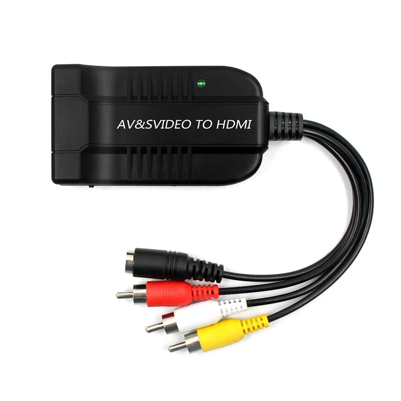 Конвертер CVBS AV SVIDEO в HDMI 5 шт. 1080P HD видео конвертер мультимедийный интерфейс для ТВ