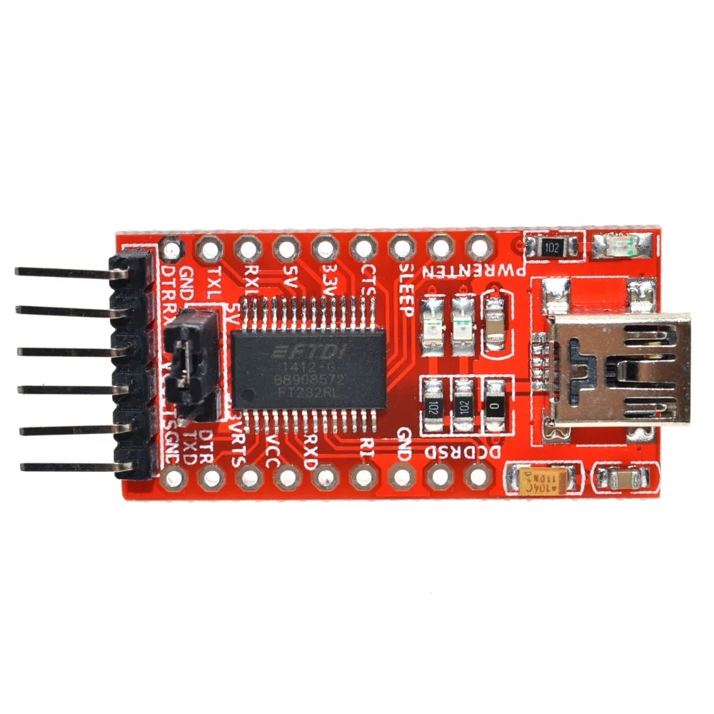 Последовательный модуль адаптера FT232RL FTDI USB 3 В 5 в TTL для мини порта arduin. Покупайте