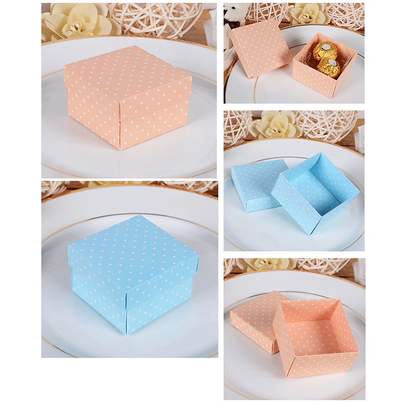 50 шт. жемчужная бумажная Подарочная коробка свадебные конфеты подарки рукоделие