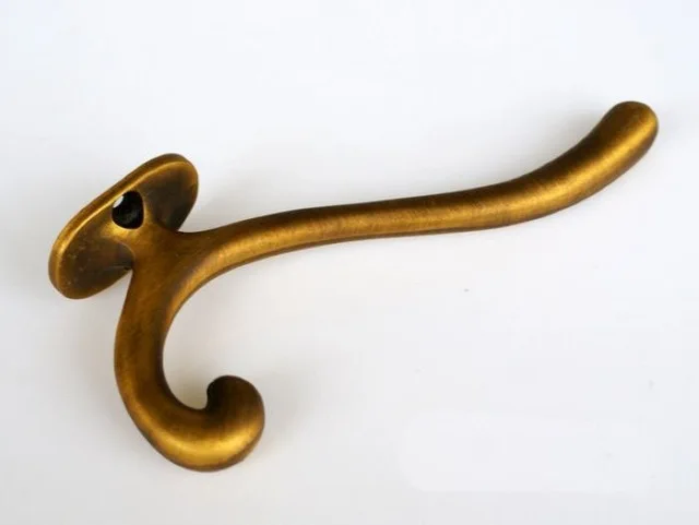 Мебельная фурнитура один крючок для одежды и вешалки цинковый сплав античный