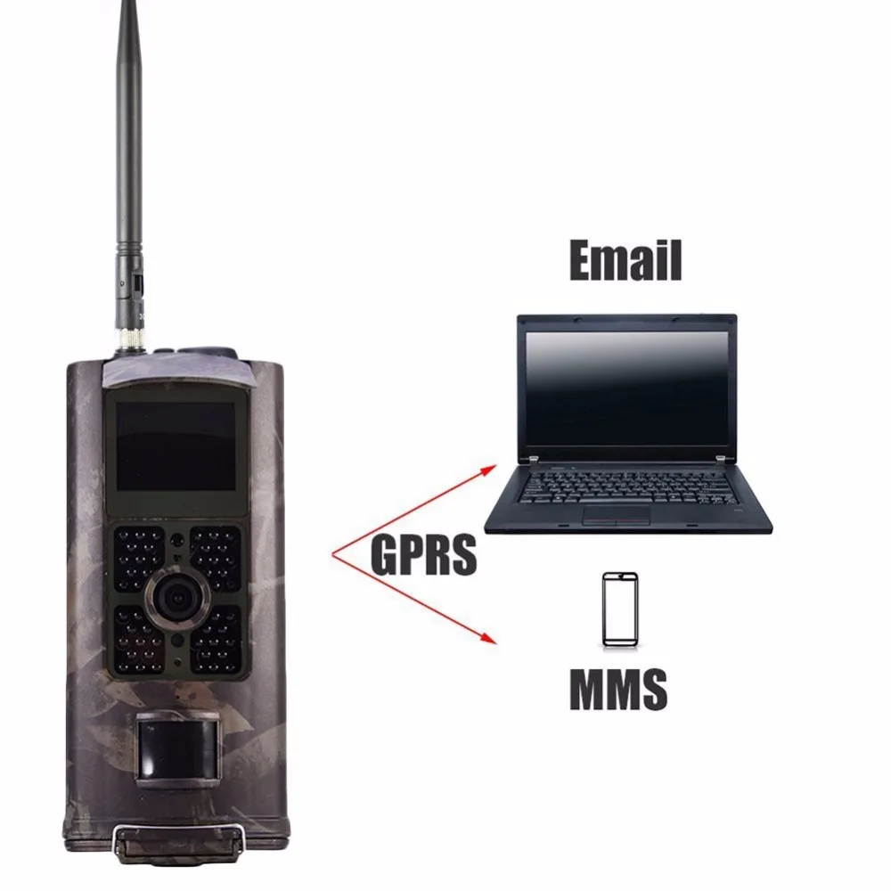 3G gsm Ночное видение инфракрасный Охота Камера Cam GPRS MMS SMS 120 градусов Trail дикий дикой