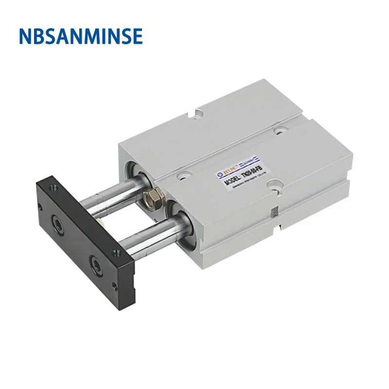 

NBSANMINSE TN Bore 20mm 0.1 ~ 1.0 MPa Double rod cylinder Double Acting With Magnet Air Pneumatic Cylinder High Quality