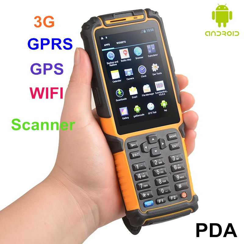 Прочный android pos PDA 1D лазерный сканер штрих-кода TS-901S | Компьютеры и офис