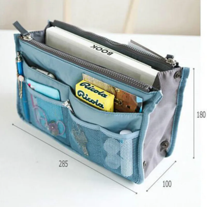 Women Lady Travel Insert Handbag Organiser Purse Large Liner Comestic Organizer | Дом и сад