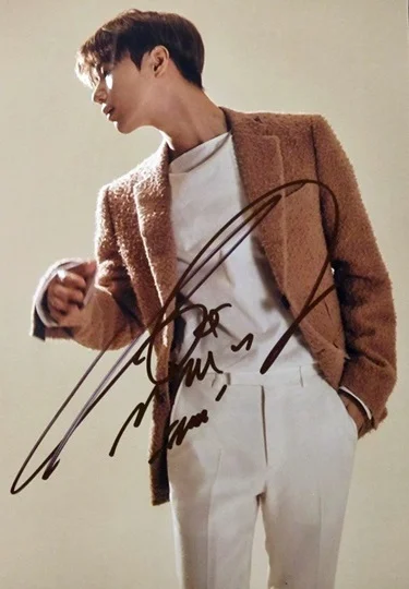 Подпись SHINEE Lee Taemin фото с автографом MOVE ing 6 дюймов Бесплатная доставка 5 версий